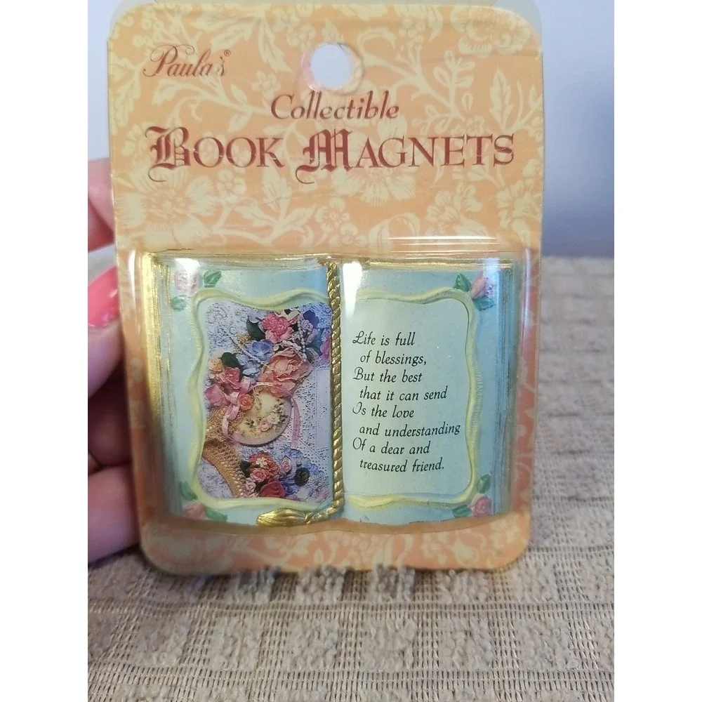 Vintage Paula's Collectible Book Magnets (Blessing  For‎  A Friend) Religion